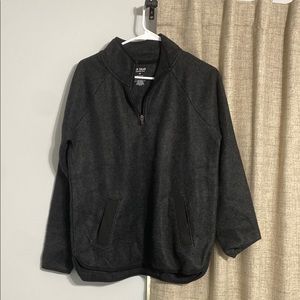 Tek Gear Black Zip Up Jacket with Stand-Up Collar